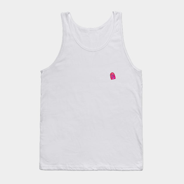 Cute Ghost Doodle Tank Top by VANDERVISUALS